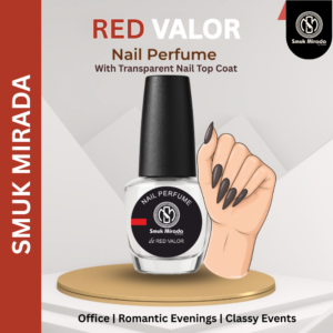 Red Valor Nail Perfume – Oudh Rose | Unisex | Smuk Mirada