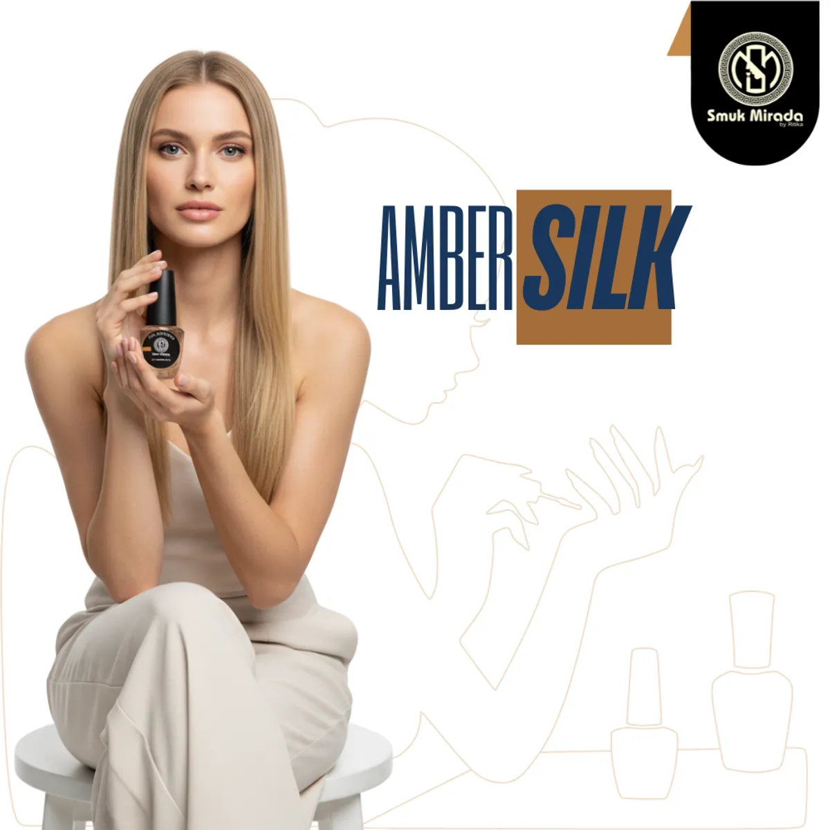Amber Silk Nail Perfume – Amber | Women | Smuk Mirada - Image 6